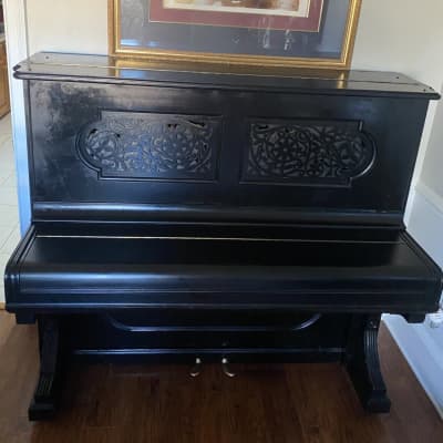 19th century Steinway & Sons upright grand piano 56'' image 5