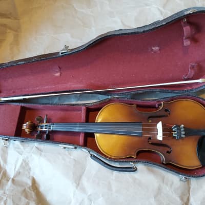 Kiso Suzuki No. 170 sized 3/4 violin with bow & case. Japan 1960 for sale