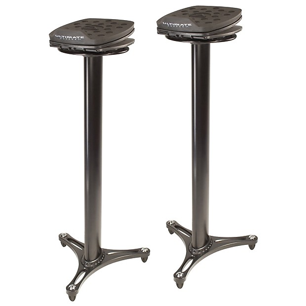 Ultimate Support MS-100B Studio Monitor Stands (Pair) image 1
