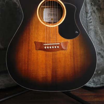 Pratley OM-B-SNCE-BW/BW Blackwood Sunburst Acoustic-Electric Guitar Pre-Owned for sale