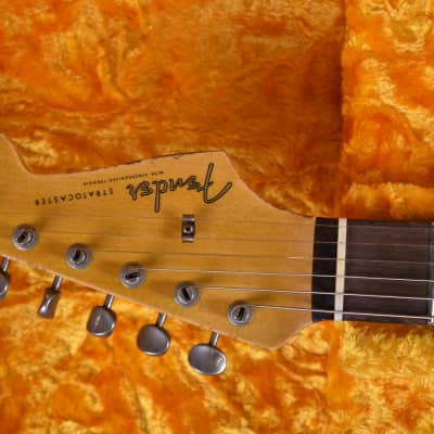 Fender Custom Shop '60 Stratocaster NAMM 2020 Heavy Relic Aged Olympic White image 9