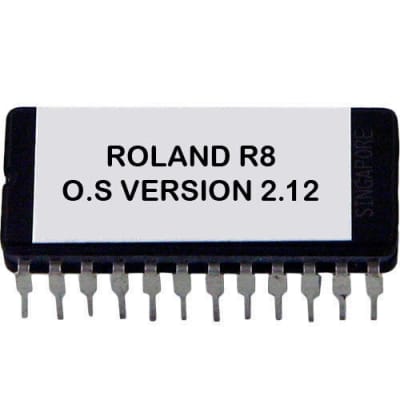 Roland R-8 latest firmware version 2.12 firmware OS update EPROM R8 drum machine eprom