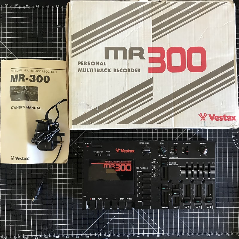 Vestax MR300 4Track Tape Cassette Recorder [Original Box, Reverb