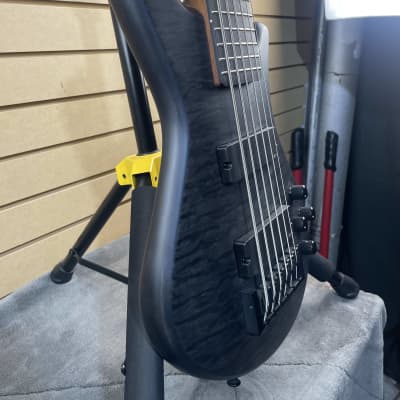 Spector NS Pulse 6 Bass Guitar - Black Stain w/ Gig Bag & PLEK*D #997 image 2