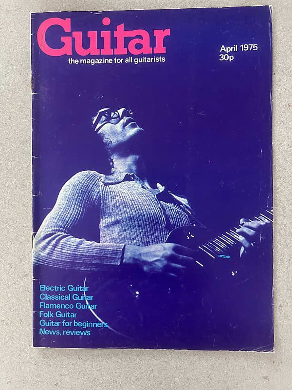 Guitar Magazine Larry Coryell 1975 - Purple | Reverb