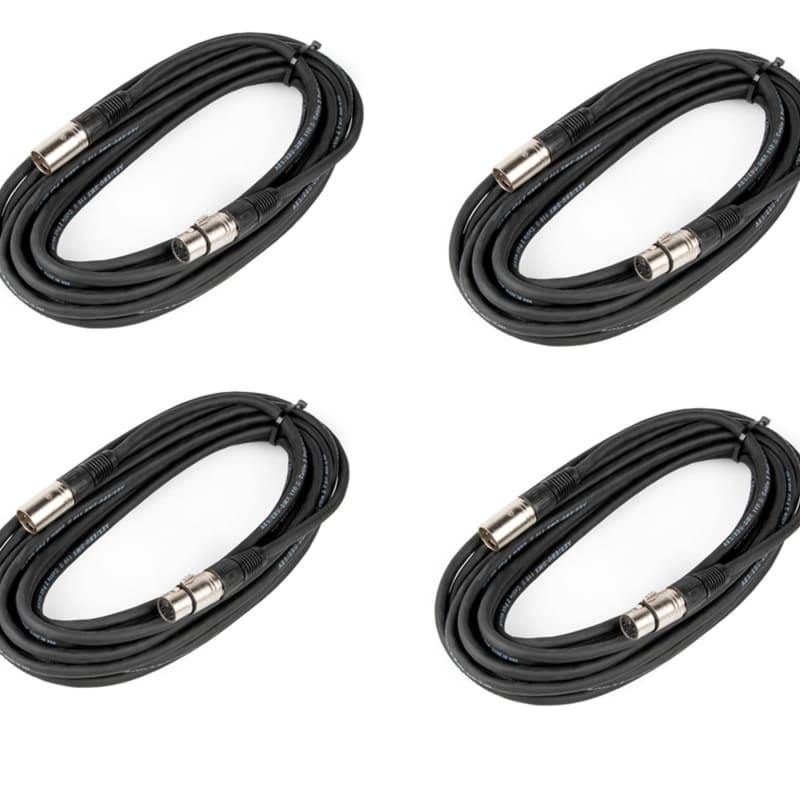 Cable Up DMX-XX325-TEN-K Cable, DMX 3pM-3pF 25ft 10-Pack | Reverb