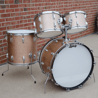 Ludwig No. 983-1 Hollywood Outfit 8x12 / 9x13 / 16x16 / 14x22" Drum Set 1960s