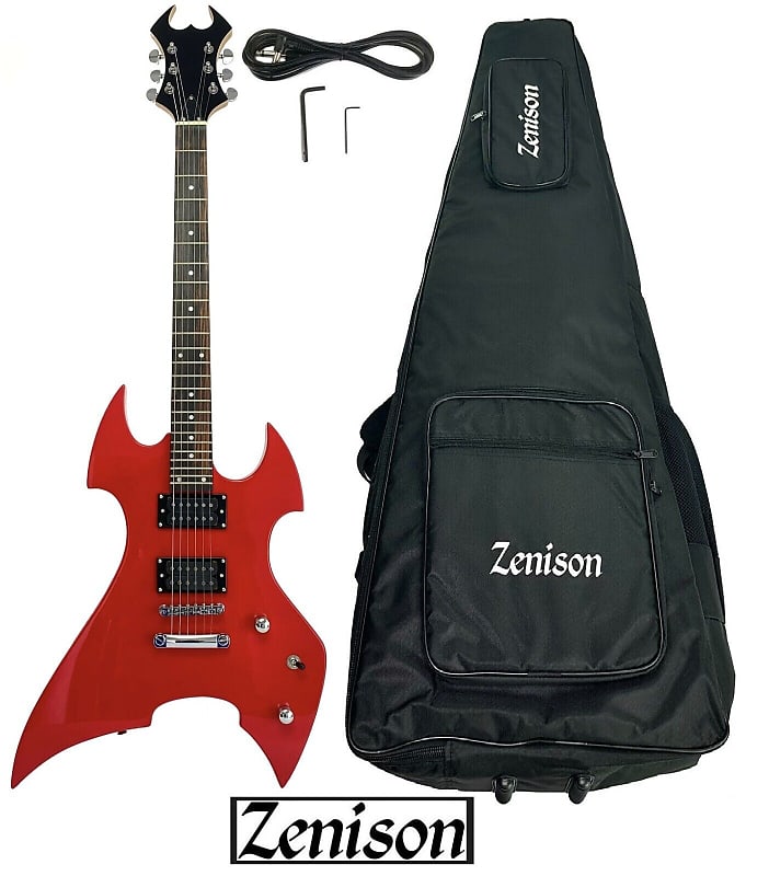 Zenison Heavy Metal Style Electric Guitar Solid Body Maple