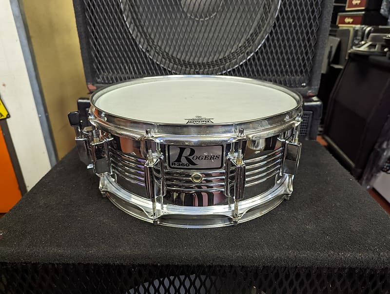 Sleeper! 1980s Rogers 5 1/2 x 14" R-360 Snare Drum - Looks Really Good - Sounds Excellent! image 1
