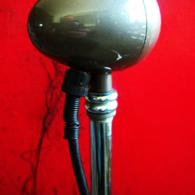 Vintage 1940's RCA MI-12010 dynamic microphone Hi Z w original cable & period Atlas DS-7 stand stand WORKING image 5
