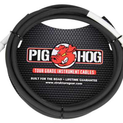 Pig Hog PH10 10' 1/4" to 1/4" High Performance 8mm Instrument Cable image 2