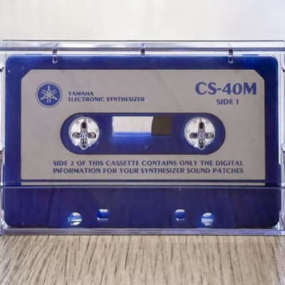 Yamaha CS-40M Data / Introduction Cassette Tape ORIGINAL // ULTRA RARE
