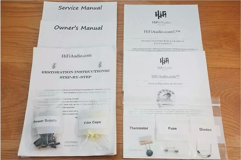 Stromberg Carlson 8 restoration kit filter capacitor repair rebuild fix  			