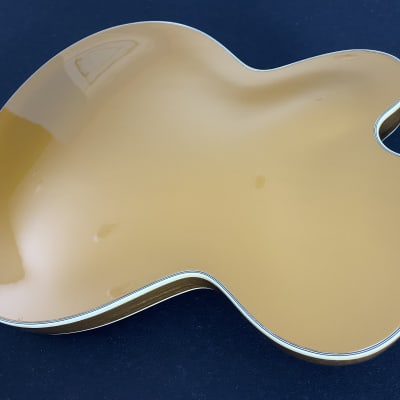Video! Unreleased 1993 Gibson R+D Chet Atkins Country Gentleman 100th Anniversary 1994 - All Gold w/ Diamond Headstock + Block Inlays image 17
