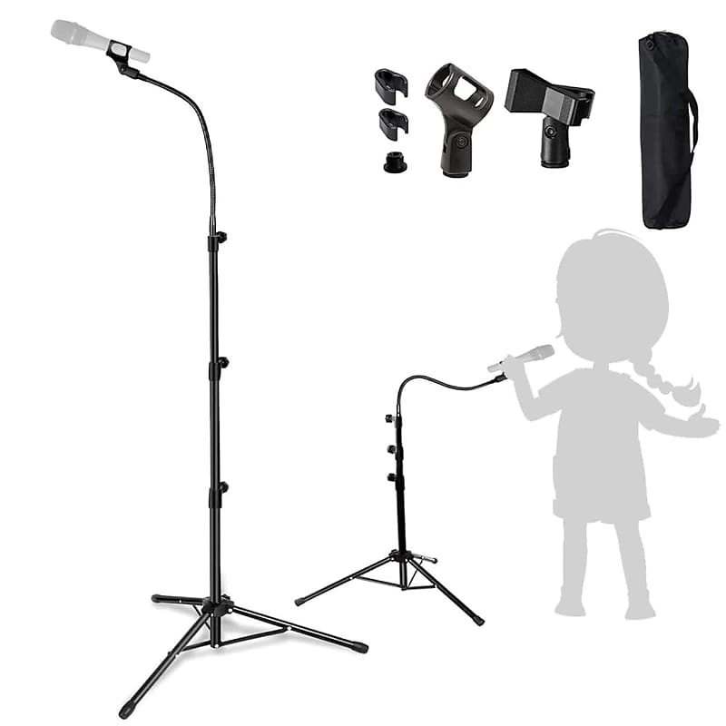 Microphone Stand Boom Mic Stand Height Adjustable 36" To 72" Reverb