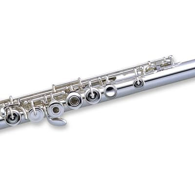 Mint Open Box Pearl PF-665RBE Open-Hole Flute, Solid Sterling Silver Headjoint; with Case image 2