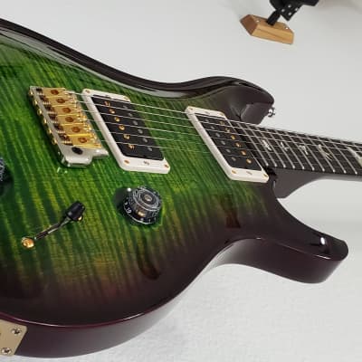 2020 PRS Custom 22 10-Top Emerald Smokewrap Burst Paul Reed Smith Core Electric Guitar image 6