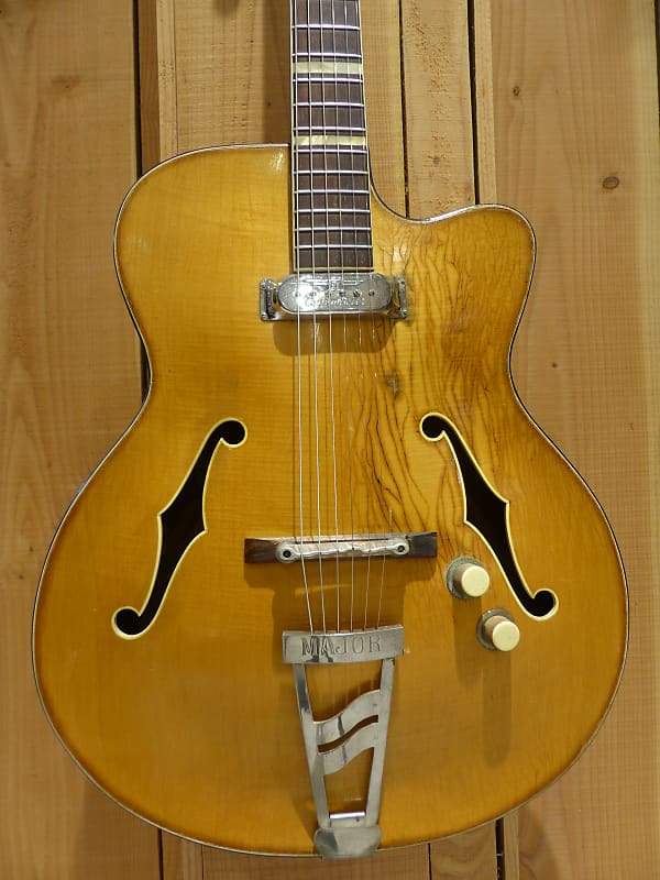 Jacobacci Royale '60s Natural Vintage French Archtop image 1
