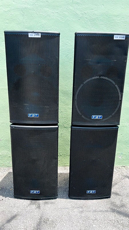 FBT Verve 115A 15" Processed Powered Speakers #17140 #17141 (Pair)THS image 1