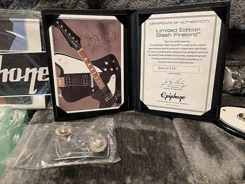 Epiphone Slash Signature Firebird Premium (Signed) 2019 - Trans