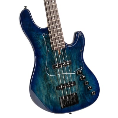 Cort GB-Fusion 4 Blue Burst w/Gigbag (B Stock) image 3