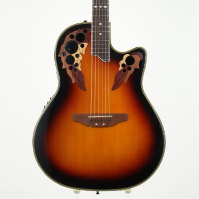 G*E様 【中古】Ovation オベーション エレアコ ギター CC257 セ OVATION (オベーション) エレアコギター クラック/電池ソケット欠品