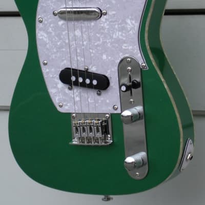 Soares'y Guitars  Limited Edition Green Solid Body Tenor Guitar - image 1
