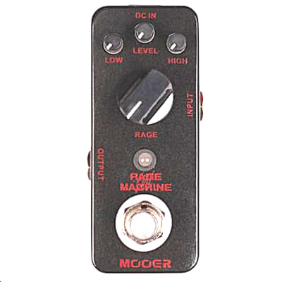 Mooer Rage Machine Heavy Metal Distortion Micro Guitar Effects Pedal image 1