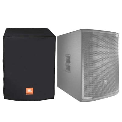 (2) JBL Bags PRX818XLFW-CVR Deluxe PRX818XLFW Speaker Covers w Ties & Case image 10