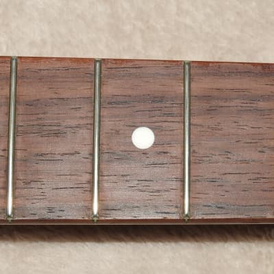 Used MIJ Rosewood on Maple Stratocaster Neck Thin Semi-gloss Nitrocellulose Finish  21 Vintage Frets image 7