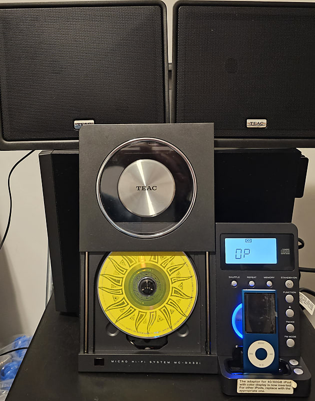 TEAC MC-DX32i Micro Hi-Fi System w/iPod Dock & Subwoofer in | Reverb