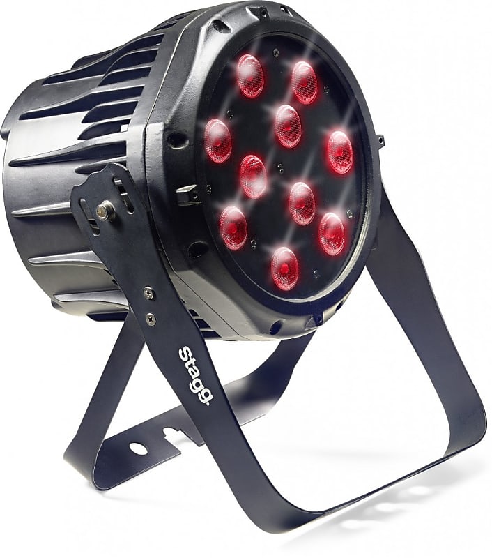 Stagg LED spotlight w/ 10 x 8W RGBW (4 in 1) LED's - US power cord. image 1