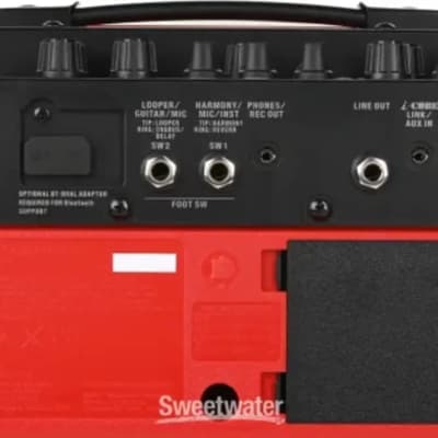 Boss Cube Street II Battery-Powered Guitar Combo Amplifier, 10W, Red image 5