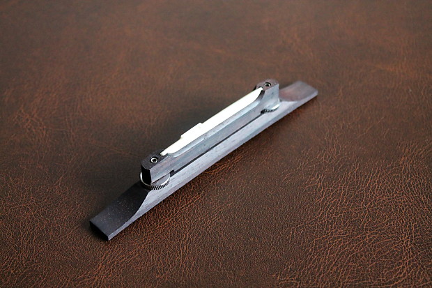 Hollow body archtop guitar floating bridge bone nut rosewood