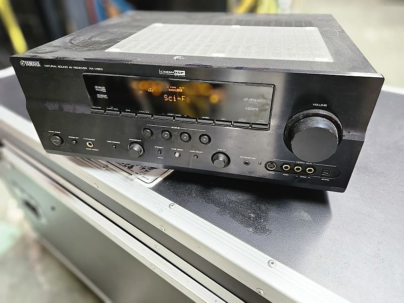 Yamaha RX-V663 AV stereo receiver HDMI home cinema 2008 - Black  			