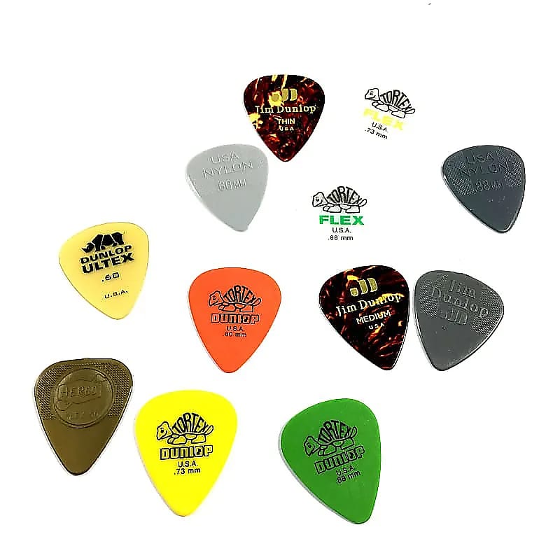 Dunlop PVP112 Acoustic Guitar Pick Variety Pack (12-Pack) image 1