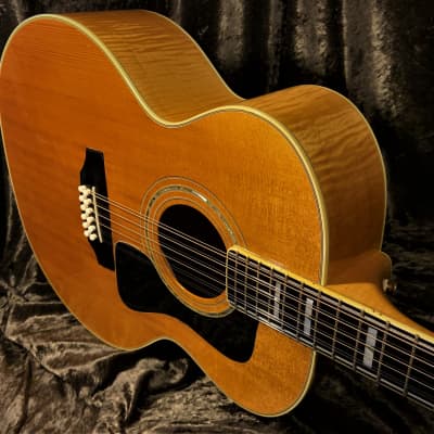 Guild JF65-12 String Jumbo 1995 Westerly Rhode Island Highly Figured Maple Archback Flame Neck F412 image 4