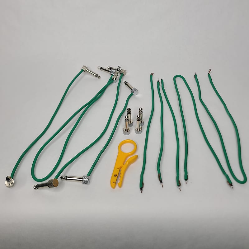 Lava Cable Solderless Plug Kit Green 12 Plugs Reverb