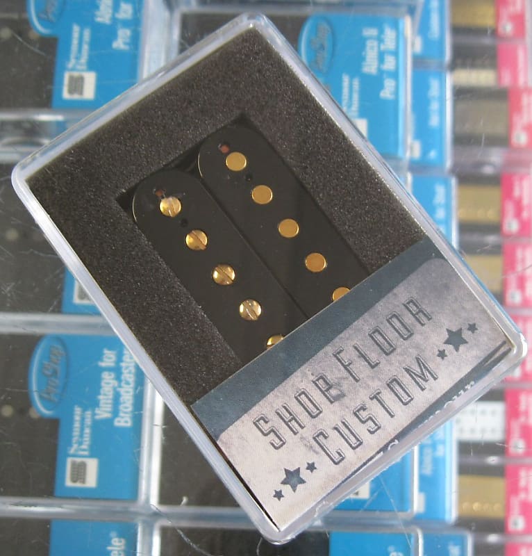 Seymour Duncan SH-5 Duncan Custom Black No Logo with Gold