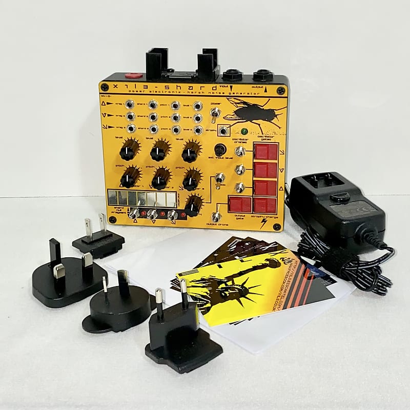 X1l3 Shard Power Electronics / HNW Desktop Synthesizer Yellow MINT