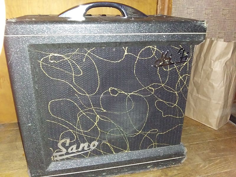 Sano Ultrasonic High Fidelity Amplifier 1950's - 1960's - Black image 1