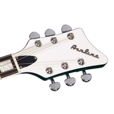 Airline Guitars MAP FM Greenburst Flame - Upgraded Vintage Reissue Electric Guitar - NEW! image 9