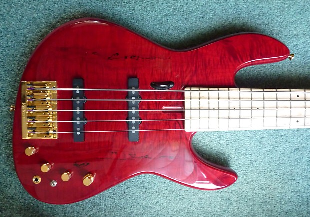Fodera NYC Empire 2007 Red | Reverb