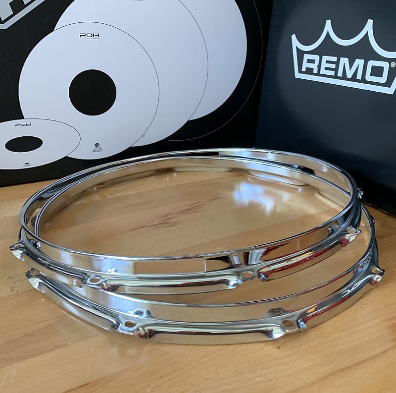 Snare Drum TripleFlanged Hoops, 14" 10Lug 2.3mm Pair Reverb