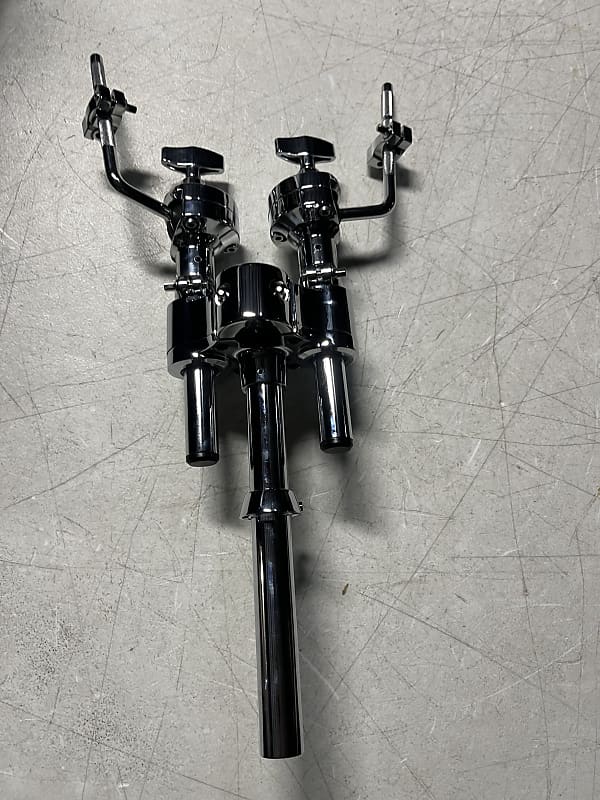 ddrum Dual ball joint tom Mount, 1” down post Chrome Reverb