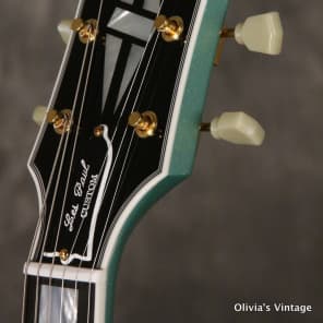 RARE 2010 Gibson Custom Shop SG/Les Paul Custom reissue INVERNESS GREEN SPARKLE image 7
