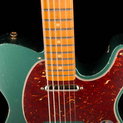 Fender Custom Shop Masterbuilt Dennis Galuszka Subsonic Telecaster Journeyman Relic Sherwood Green Metallic image 3