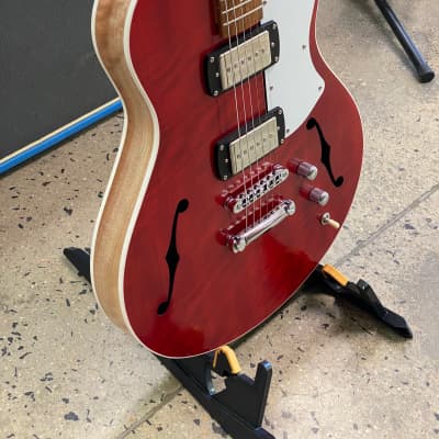 Pratley SH90-R Electric Semi-Hollow Guitar | Cherry Red image 3