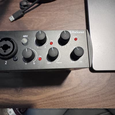 Lightly used PreSonus Audiobox USB 96K 25th Anniversary Audio Interface 2024 Black image 4