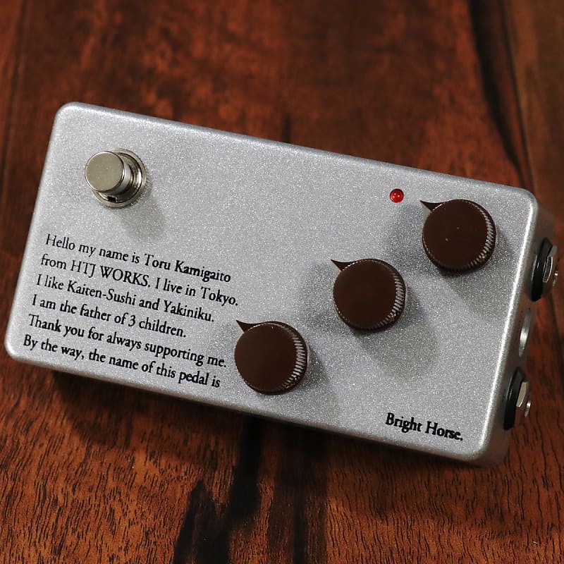 BRIGHT HORSE BDX -Bass Deluxe Preamp-〈BLACK〉※納期